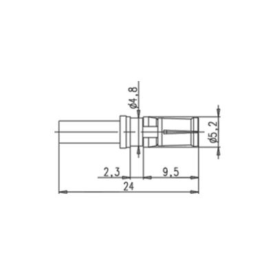 Cable mount plug drawing